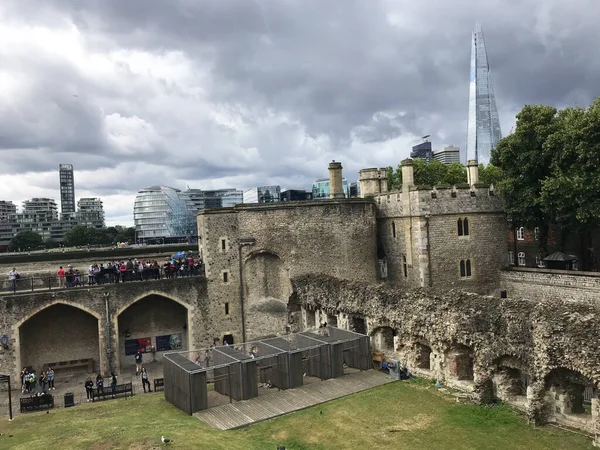 Tower London Anglii Wielka Brytania — Zdjęcie stockowe