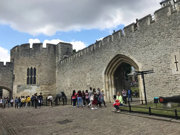 Tower London Anglii Wielka Brytania — Zdjęcie stockowe