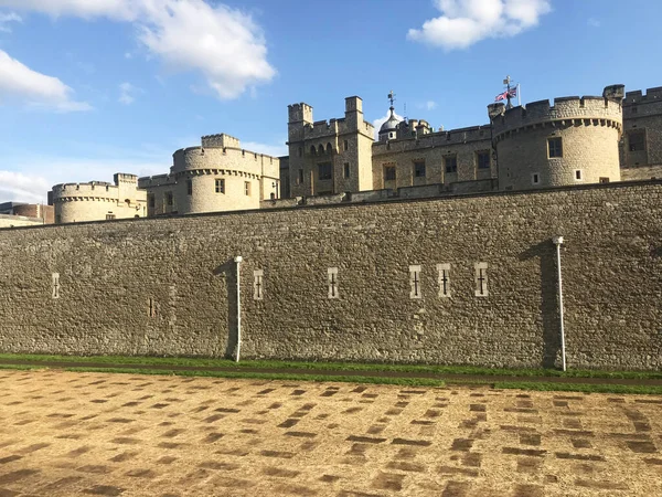 Tower London Anglii Wielka Brytania — Zdjęcie stockowe