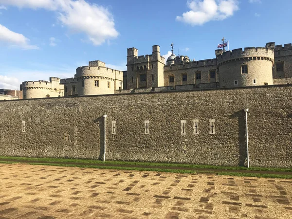 Tower London Anglii Wielka Brytania — Zdjęcie stockowe