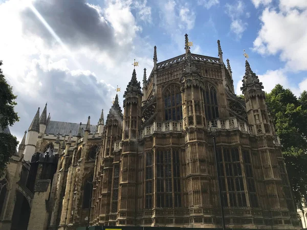 Westminster Abbey Στο Λονδίνο Αγγλία Ηνωμένο Βασίλειο — Φωτογραφία Αρχείου