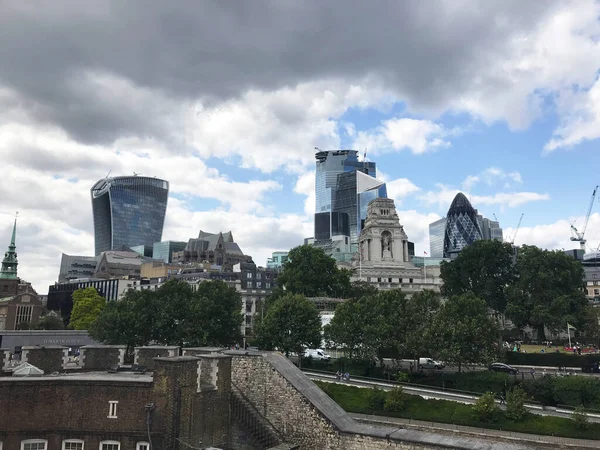Вуличний Вид Вежі Лондона Великобританії — стокове фото
