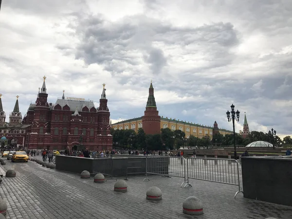 Museo Storico Stato Vicino Piazza Rossa Mosca Russia — Foto Stock