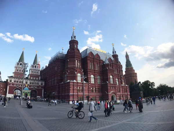 National Historical Museum Red Square Russia — 스톡 사진