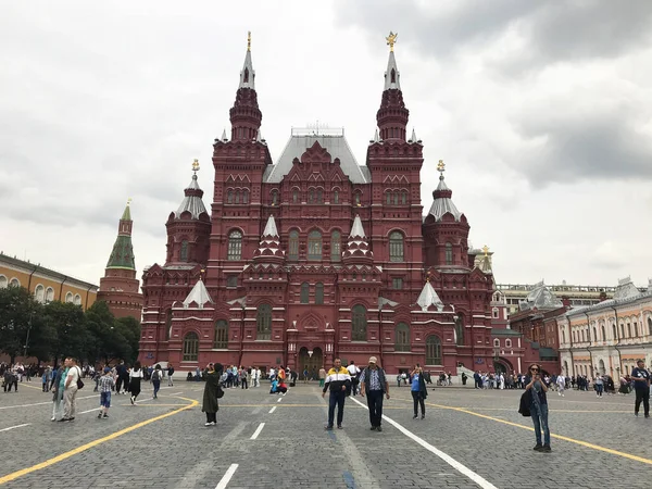 Державний Історичний Музей Біля Червоної Площі Москві — стокове фото