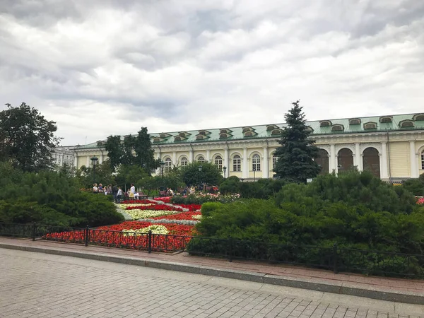 Alexander Garden Dekat Kremlin Moskow Rusia — Stok Foto