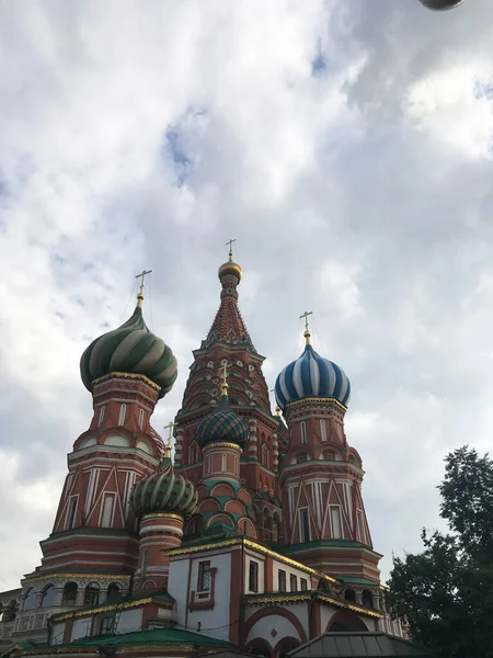 Cattedrale San Basilio Chiesa Simbolo Della Piazza Rossa Mosca Russia — Foto Stock