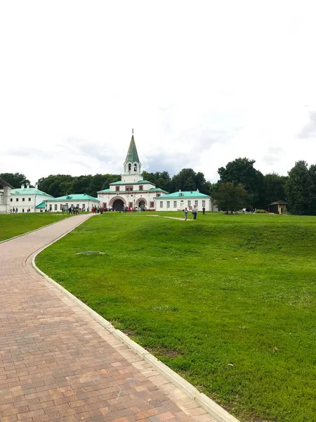 Complexe Porte Avant Kolomenskoye Près Église Ascension Moscou Russie — Photo