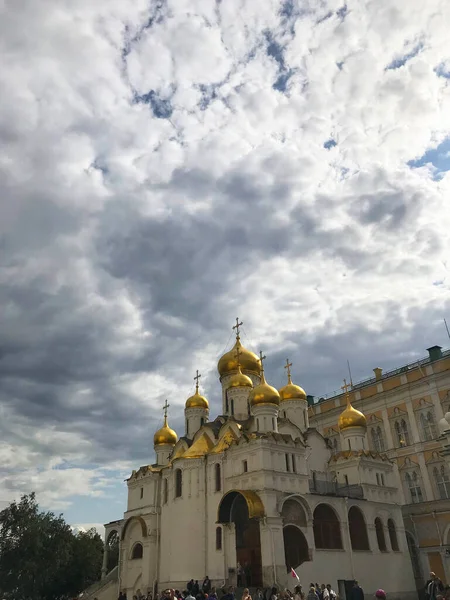 Ortodox Katedrálisok Kreml Palotában Moszkvában Oroszországban — Stock Fotó