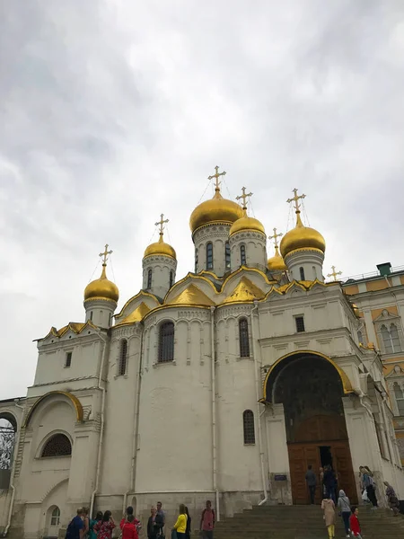 Cattedrali Ortodosse Palazzo Del Cremlino Mosca Russia — Foto Stock
