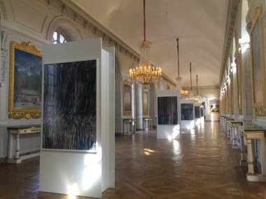 Büyük Trianon 'un iç mimarisi, Fransız Barok tarzı, Versailles, Paris, Fransa