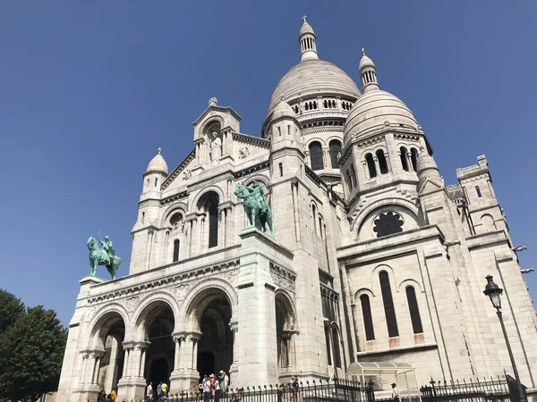 stock image The Basilica of the Sacred Heart of Jesus in Paris, France