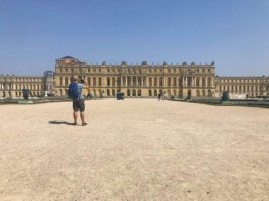 Versailles Sarayı, Apollo çeşmesi, Versailles bahçeleri, Paris, Fransa yakınlarında.