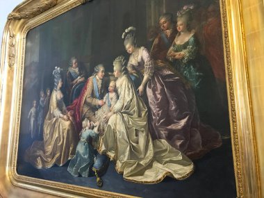 Paris, Fransa yakınlarındaki Versailles Sarayı.