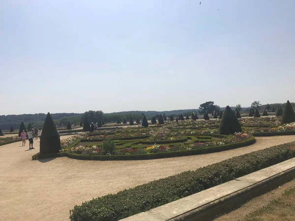 Palác Versailles Kašna Apollo Versailles Zahrady Blízkosti Paříže Francie — Stock fotografie