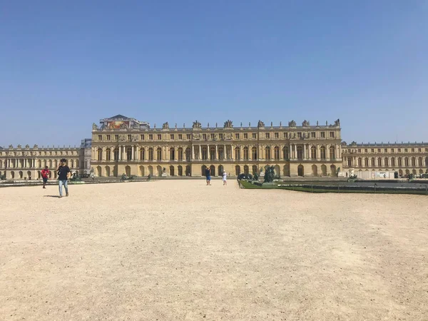 Versailles Palota Apollo Szökőkút Versailles Kert Párizs Közelében Franciaország — Stock Fotó