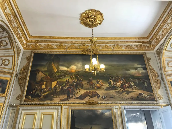 Interno Della Reggia Versailles Vicino Parigi Francia — Foto Stock
