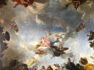 Paris, Fransa yakınlarındaki Versailles Sarayı.