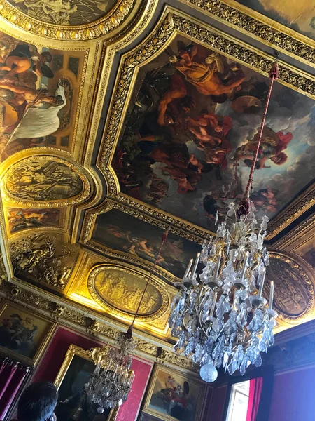 Εσωτερικό Του Palace Versailles Κοντά Στο Παρίσι Γαλλία — Φωτογραφία Αρχείου