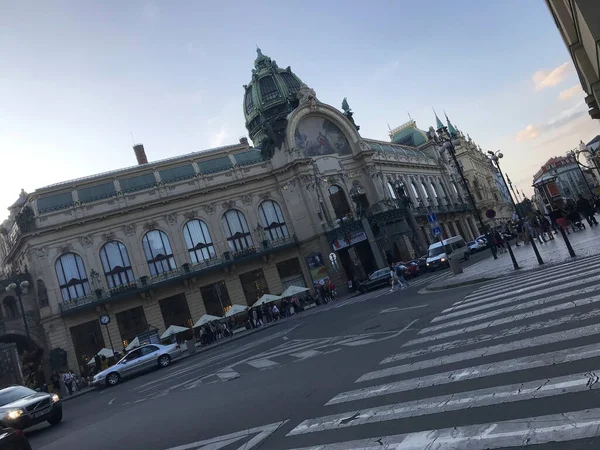 Edifício Art Nouveau Casa Municipal Teatro Casa Ópera Praça República — Fotografia de Stock