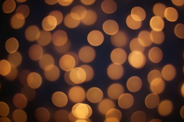 Soyut bulanık altın bokeh hafif Noel tatili arka planı