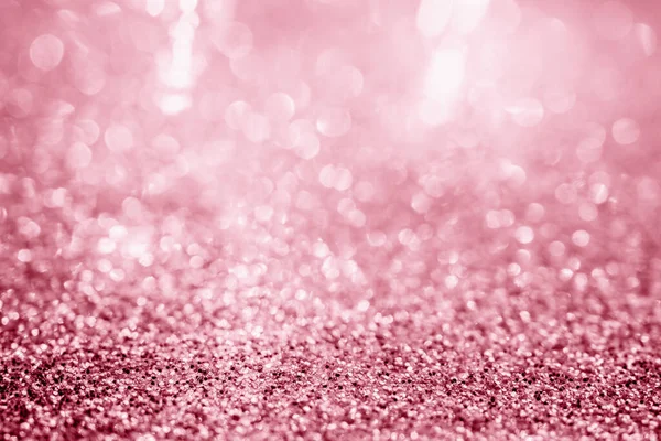 Abstract Rose Gold Glitter Sparkle Texture Bokeh Background — Stock Photo, Image