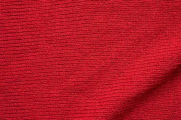 Rosso Maglia Lana Texture Sfondo — Foto Stock