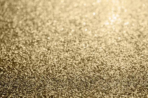 Abstraktes Goldglitzern Verwischt Mit Bokeh Hintergrund — Stockfoto