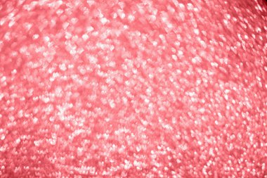 Soyut kırmızı parıltı, sevgililer günü arkaplanı için kalp ışığıyla parıldıyor