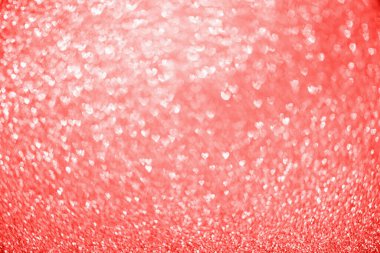 Soyut kırmızı parıltı, sevgililer günü arkaplanı için kalp ışığıyla parıldıyor