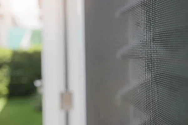 Moskitonetz Drahtgitter Hausfenster Schützt Vor Insekten — Stockfoto