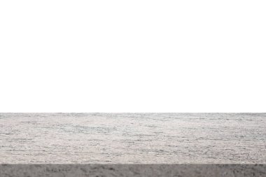 beyaz mermer taş tablo ürün gösterimi için beyaz arkaplan üzerinde izole