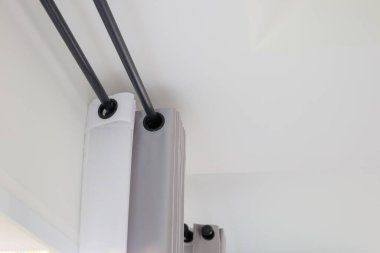 Oturma odasındaki perde iç dekorasyonu