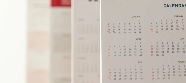 Close Calendar Page Dates Month Background Business Planning Appointment Meeting — Stock Photo, Image