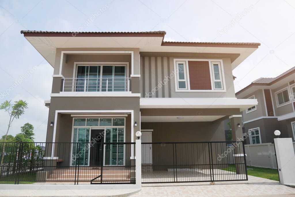 modern house exterior for sale or rent