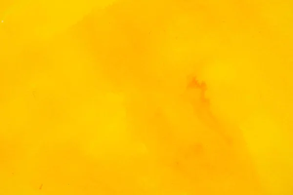 Abstract Gele Aquarel Achtergrond Textuur — Stockfoto