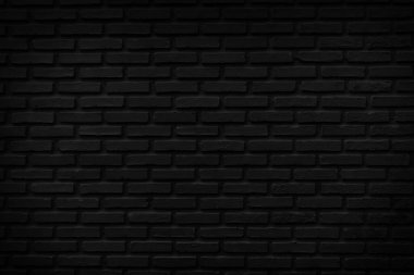 Klasik siyah tuğla duvar dokusu arkaplanı