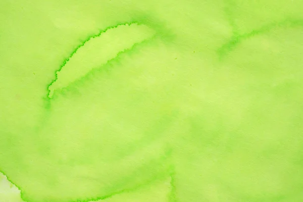 Abstract Groene Aquarel Achtergrond Textuur — Stockfoto