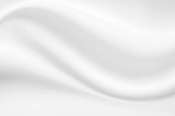 Abstract White Fabric Soft Wave Texture Background — Stock Photo, Image