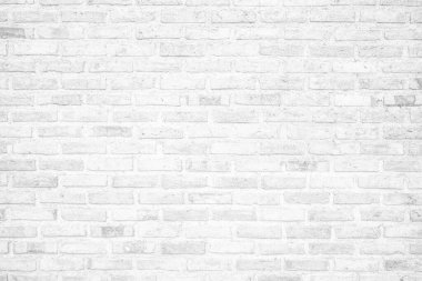 Klasik beyaz tuğla duvar dokusu arkaplanı