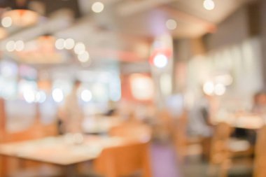 Kafenin arka planı için iç mekan bulanıklığı