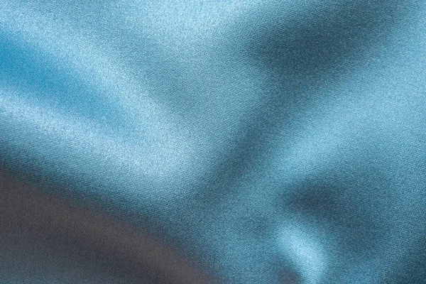 Azul Tecido Textura Fundo Close — Fotografia de Stock