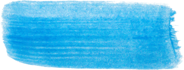 Mavi fırça darbesi beyaz arkaplanda izole edildi