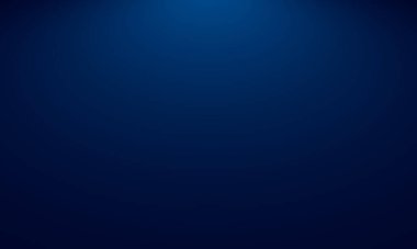 Mavi gradyan bulanık arkaplan, üzerinde spot ışığı veya yumuşak ışık olan koyu mavi arkaplan.