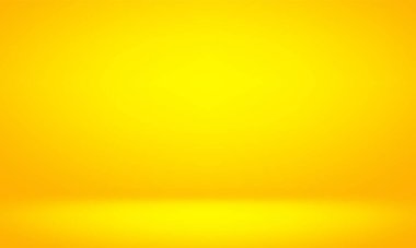 Sarı eğimli boş oda Arkaplanı Yumuşak ışıklı ya da Spot ışıklı, Renkli Arkaplan, Ürün Arkaplanı.