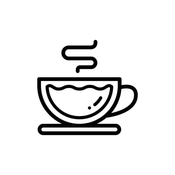 Icône Café Une Tasse Thé — Image vectorielle
