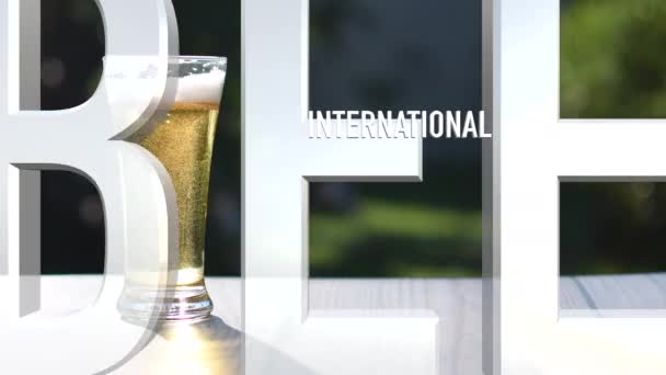 Concept Journée Internationale Bière Ibd Est Une Célébration Premier Vendredi — Video