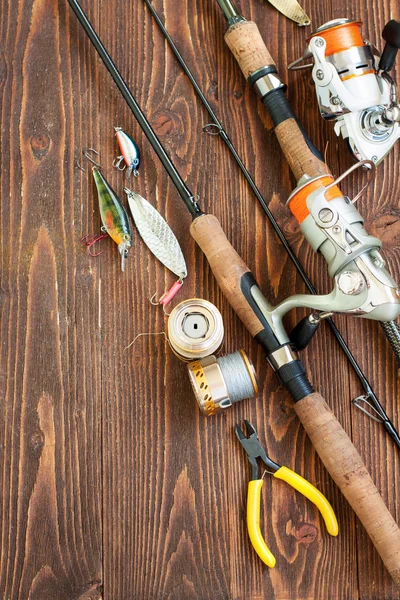 Attrezzi da pesca e attrezzi da pesca — Foto Stock