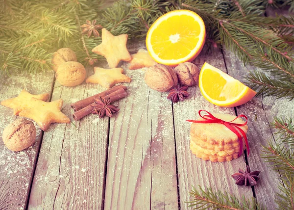 Christmas card, toned image — Stock Photo, Image
