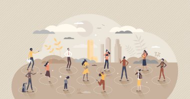 covid-19 virüsünün bulaşmasını önlemek için sosyal mesafeler